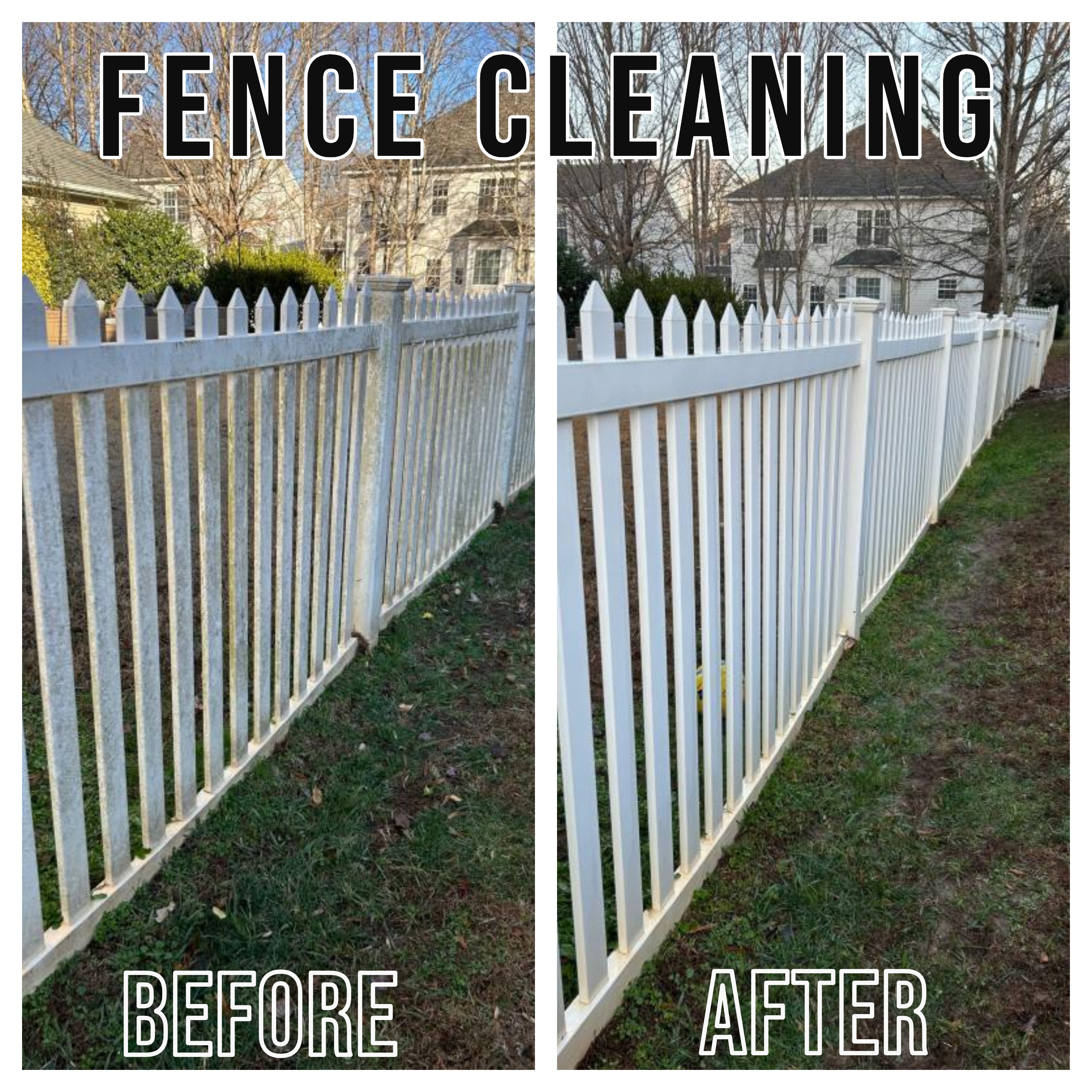 Revitalizing Fences in Cornelius, NC: A R&L Professional Cleaning Project